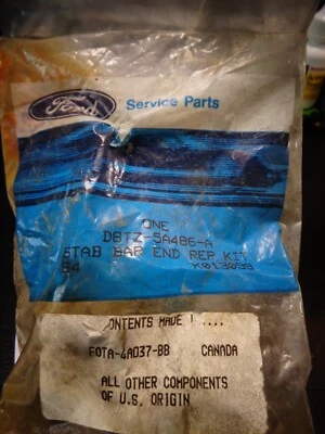 Kit de reparación de extremo de barra estabilizadora Ford F100 F250 F350 OEM D8TZ-5A486-A nuevo de lote original Foto 1 de 2