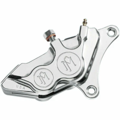 Performance Machine Right Side Caliper for Harley Softail Dyna XL 00-15 Chrome - Image 1 of 3