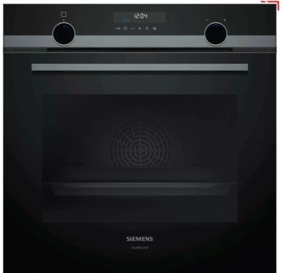Siemens HB478G5B6 Einbau-Backofen 60 x 60 cm Schwarz Edelstahl iQ500 EEK: A - Bild 1 von 4