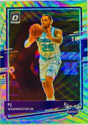 PJ Washington Jr. 2020-21 Optic Fanatics Silver Wave Prizm 2nd Year Card #137 - Image 1 of 3