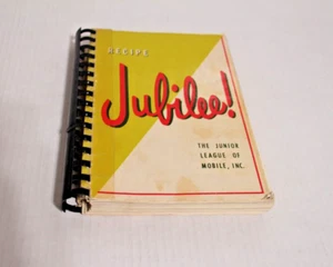 Vintage Recipe Cookbook Jubilee The Junior League of Mobile 1977 Fundraiser - Imagen 1 de 11