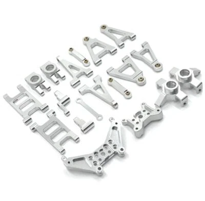 For MJX 1/14 14301 14302 14303 Alloy suspension arm/ steering/ Shock bracket Kit - Image 1 of 4
