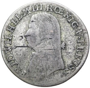 Silesia – Friedrich Wilhelm III. - 9 Kreuzer 1808 G - Kłodzko Glatz - Silver - Picture 1 of 2