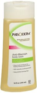 Phisoderm Anti-Blemish Body Wash with 2% Salicylic Acid 10 oz 