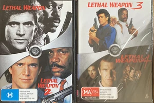 DVD: Lethal Weapon Legacy - Lethal Weapon + Lethal Weapon 02 + 03 + 04 (2 DVDs) - Picture 1 of 5