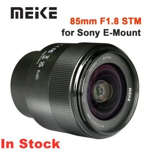 Lente de enfoque automático Meike 85 mm F1,8 STM fotograma completo gran apertura para cámara Sony E - Imagen 1 de 8