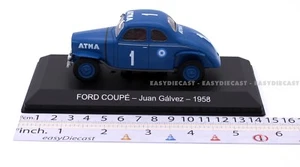 FORD COUPE 1:43 JUAN GALVEZ 1958 ATMA TC TURISMO CARRETERA#1 TC - Foto 1 di 8