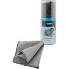 5x HAMA TV Reinigungspray Bildschirmreiniger Microfasertuch Monitor Computer