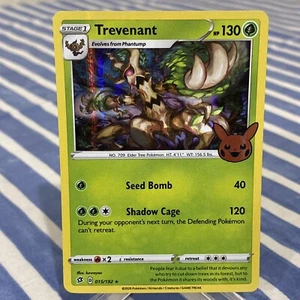 Pokemon Halloween Truco o Comercio Trevenant Raro Holo Foil Card 015/192 TCG LP - Imagen 1 de 2
