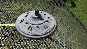 Base de soporte para lámpara de hierro fundido vintage - Imagen 1 de 4