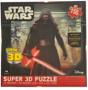 Star Wars Puzzle The Force Awakens Super 3D 150 Piece New Sealed 18" x 12" - Picture 1 of 10