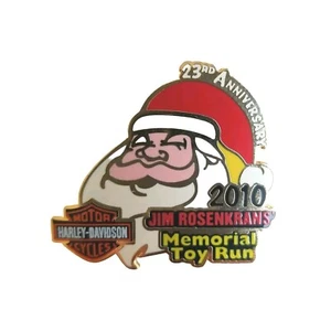 HARLEY DAVIDSON HD-2010 JIM ROSENKRANS MEMORIAL TOY RUN WESTE JACKE PIN - NEU - Bild 1 von 4