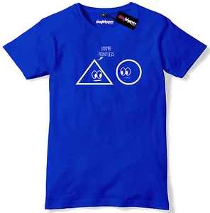 You're Pointless Funny Triangle Circle Mens Premium T-Shirt - Picture 1 of 7