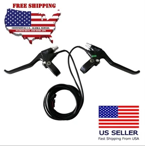 2 Stück ECOTRIC Elektro E Bike Alu Motorrad Griff Bremshebel MTB Zylinder SM - Bild 1 von 10