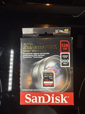SanDisk Extreme PRO 128GB CFexpress Type-B Memory Card, 1700MB/s Read, 1200MB/s - Image 1 of 4