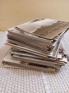 Vintage Lot of Black & White European Postcards - Some Real Photo - T6 - Bild 1 von 9