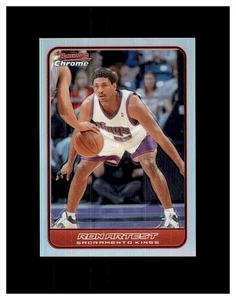 2006 Bowman Draft Chrome Refractor Metta World Peace Ron Artest 144/249 MINT - Bild 1 von 2
