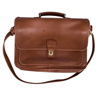 Coach Metropolitan Briefcase Leather Messenger Bag British Tan D6C-5180 Brown - Image 1 of 4