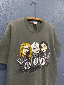 Vintage 90’s Babes In Toyland Grunge Rock Green Tee Shirt Size XL - Picture 1 of 5