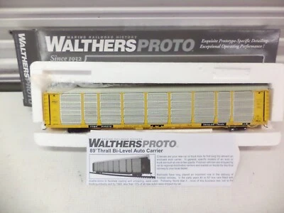 Walthers Proto Ho 920-101342, 89' Thrall Auto Carrier, Milwaukee Road 910272 - Image 1 of 2