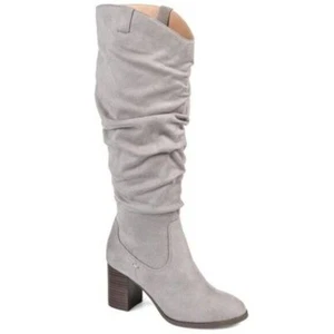 JOURNEE COLLECTION Women's Aneil Boots Grey, shoes 6WC US - Picture 1 of 12