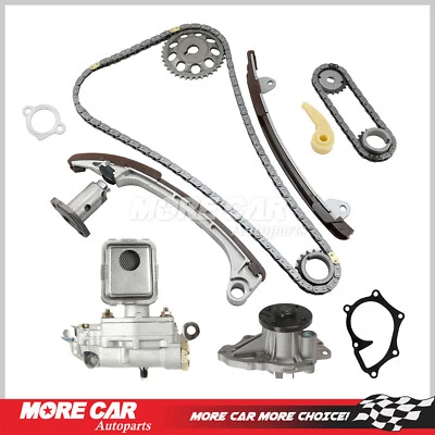 Kit de cadena de distribución bomba de agua de aceite para Toyota Scion 2001-13 2,4 L 1AZFE 2AZFE 2AZFXE Foto 1 de 4