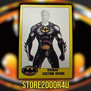 TOPPS BATMAN (1989 Series 2) #197 "Batman Costume Design" Trading Card 