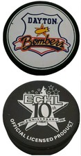 1988-1998 10th ANNIVERSARY DAYTON BOMBERS ECHL OFFICIAL GAME PUCK RARE 🇨🇦 