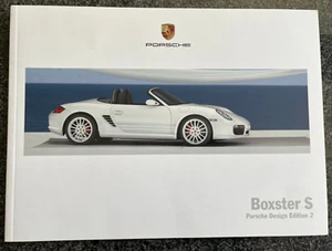 PORSCHE BOXSTER OFICIAL S PDE 2 FOLLETO DE VENTAS EE. UU. EDICIÓN LIMITADA 2008 - Imagen 1 de 9