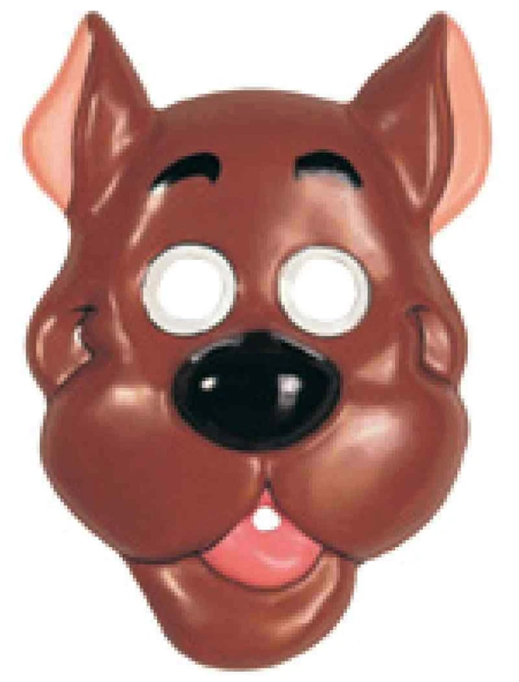 Scooby-Doo PVC Mask Dog Hanna Barbera Fancy Dress Halloween Costume Accessory - Image 1 of 1