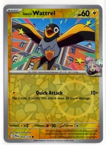 Pokemon Journey Together Reverse Holo 054/159 Iono's Wattrel - Picture 1 of 1