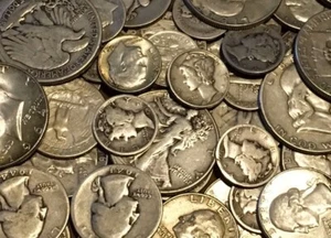 1/2 TROY POUND BAG MIXED 90% SILVER COINS-US MINTED-No Junk-No Nickels! - Picture 1 of 1