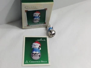 NEW!! 2005 Hallmark Keepsake Ornament Mini Christmas Bells Pup - Picture 1 of 2