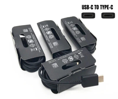 LOTE Cable USB-C a USB-C PD Carga rápida tipo C Cable de carga PARA Samsung S10 S20 Foto 1 de 4