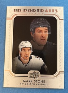 2019-20 Upper Deck Series 1 Hockey Mark Stone P-28 UD Portraits Golden Knights