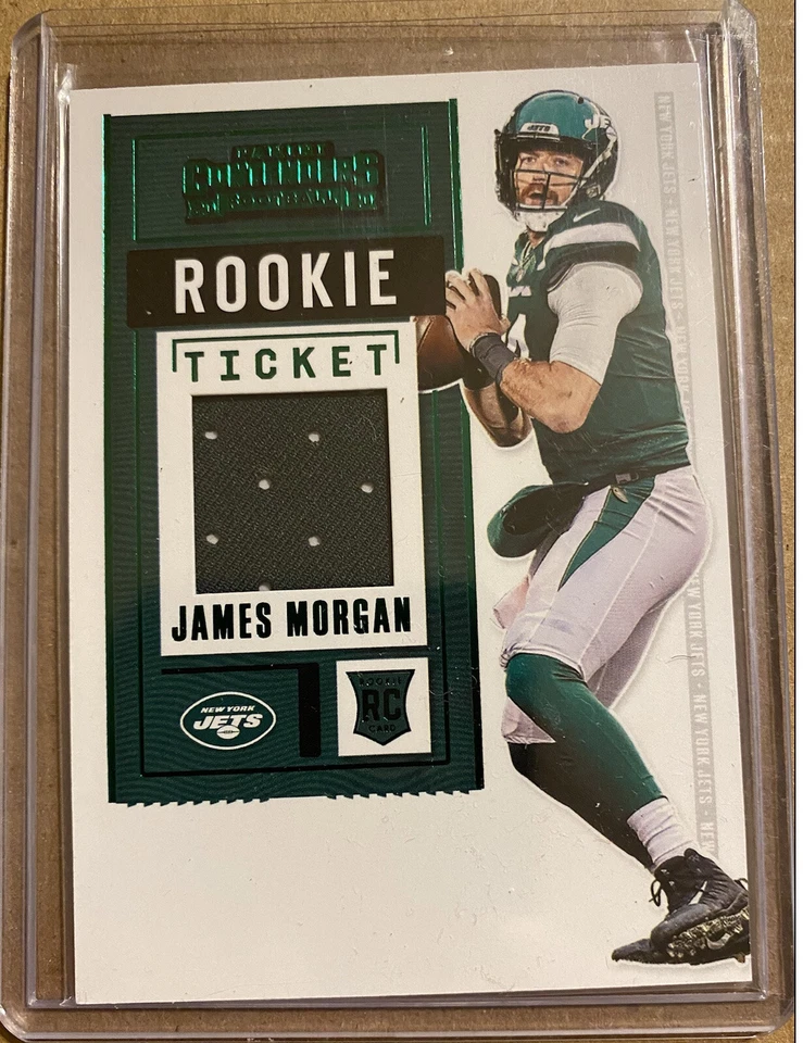 James Morgan RC 2020 Panini Contenders Rookie Ticket Relic RTS-JMO - Image 1 of 2