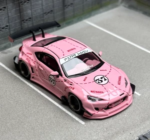 IG 1:64 Pink Pig #37 GT 86 Pandem Carreras Deportes Diecast Metal Coches Colecciones - Imagen 1 de 11