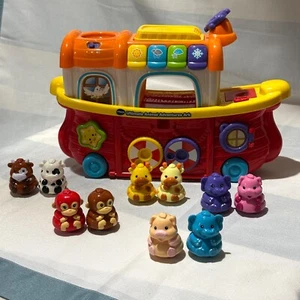 Vtech Animal Adventure Arks w/ 10 Animals COMPLETE SET Songs Lights Music RARE - Picture 1 of 13