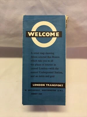 Mapa de transporte de Londres - Rutas de autobús, estación de metro, índice y cuadrícula Foto 1 de 4