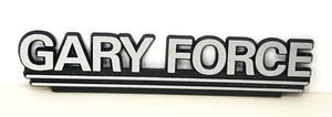 Gary Force Auto Car Dealer Indiana Plastic Emblem Badge -GL447 - Picture 1 of 3