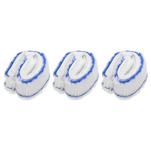 3 Pcs Microfiber Window Scrubber Replacement Head 9.84 Inch Blue/White - Bild 1 von 7