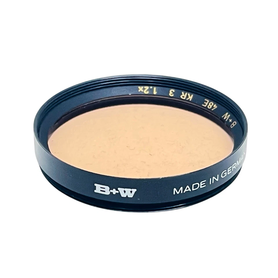 B+W 48mm KR3 1.2x Warming Filter for 21mm f/3.4 Super Angulon & Canon AF35M - Image 1 of 1