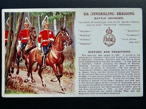 History & Tradition 6th INNISKILLING DRAGOONS Postcard by Gale & Polden No.16 - Picture 1 of 2
