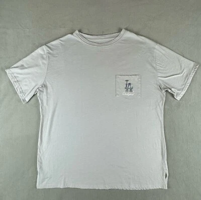 Camiseta Majestic Los Angeles LA Dodgers Bolsillo Mujer XL Extra Grande *LEER* Foto 1 de 4