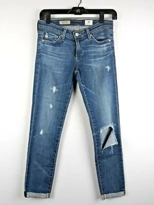 AG Adriano Goldschmied Jeans 25R THE STILT CIGARETTE LEG Distressed DENIM - Bild 1 von 12