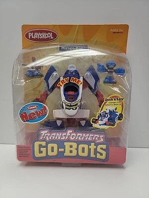 Transformers - Mirage-Bot - Go-Bots - Playskool - 2002 - New on Card Sealed - Image 1 of 4