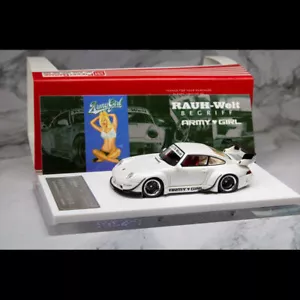 Rare FuelMe 1:64 Porsche RWB 911 993 Army Girl White Diecast Car Model Limited - Bild 1 von 6