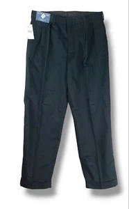 Polo Ralph Lauren The Siena Pant Men's Pleated Cuffed 38X32 Black - Picture 1 of 16