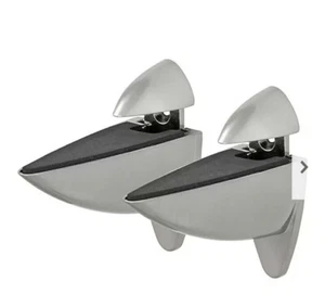 Regalträger-Clip 'Ara' Titan 6 - 25mm, 2er-Set - Bild 1 von 3