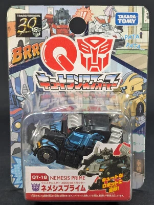 Transformers Q Nemesis Prime AOE SEALED Takara QT-18 QTF Choro-Q Japanese - Image 1 of 4
